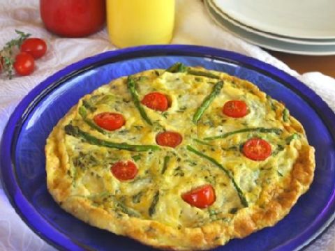 Asparagus and Asiago Frittata