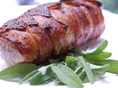 Bacon Wrapped Pork Tenderloin