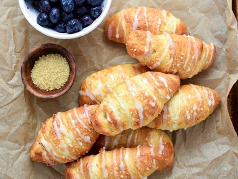 Blueberry Almond Crescent Rolls